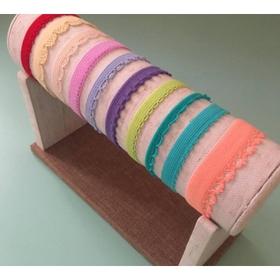 Colorful Jacquard Elastic Lace Webbing For Underwear